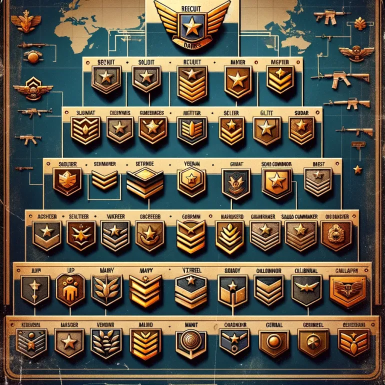 Ранги и звания в CS 2: руководство по освоению 2024