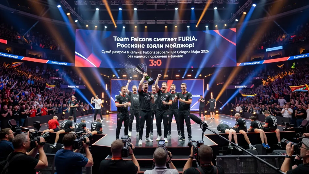 Team Falcons сметает FURIA. Россияне взяли мейджор!