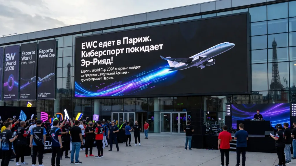 EWC едет в Париж. Киберспорт покидает Эр-Рияд!