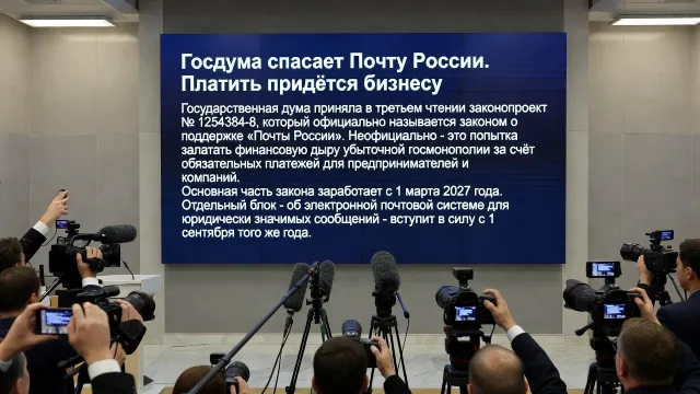 Госдума спасает Почту России. Платить придётся бизнесу
